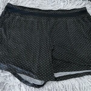 Soma Black and Gray Patterned Fabric (Polka Dot)called Whimsy Dot, size Large